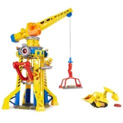 Rubble & Crew, krantårn med Kinetic Sand