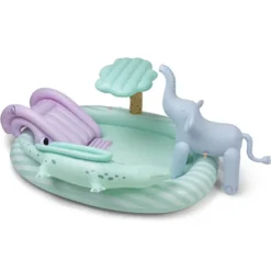 Safari Adventure Badebassin med Rutsjebane (210 cm)