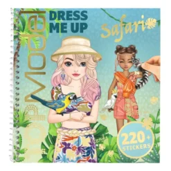 Safari Dress Me Up Stickersbog