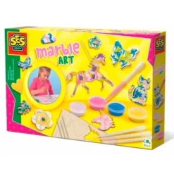 SES Creative, Mal med marmorfarver - Dyr