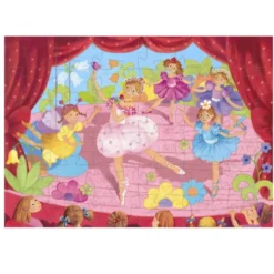 Silhouetpuslespil med Ballerina (36 brikker)