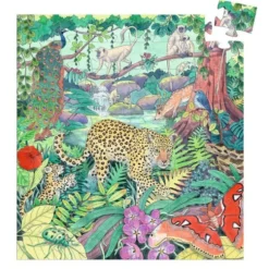 Silhuet Puslespil med Jungle (54 Brikker)