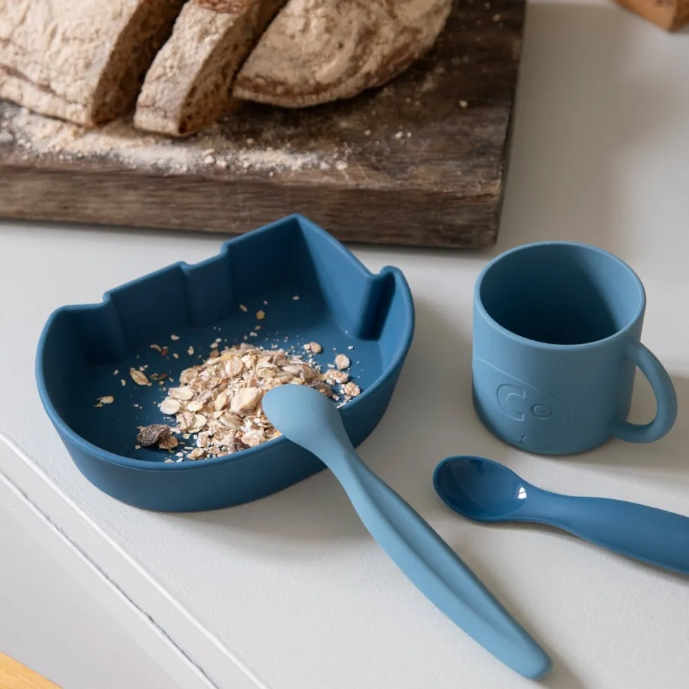 Silikoneskål Fanto Nordic Blue
