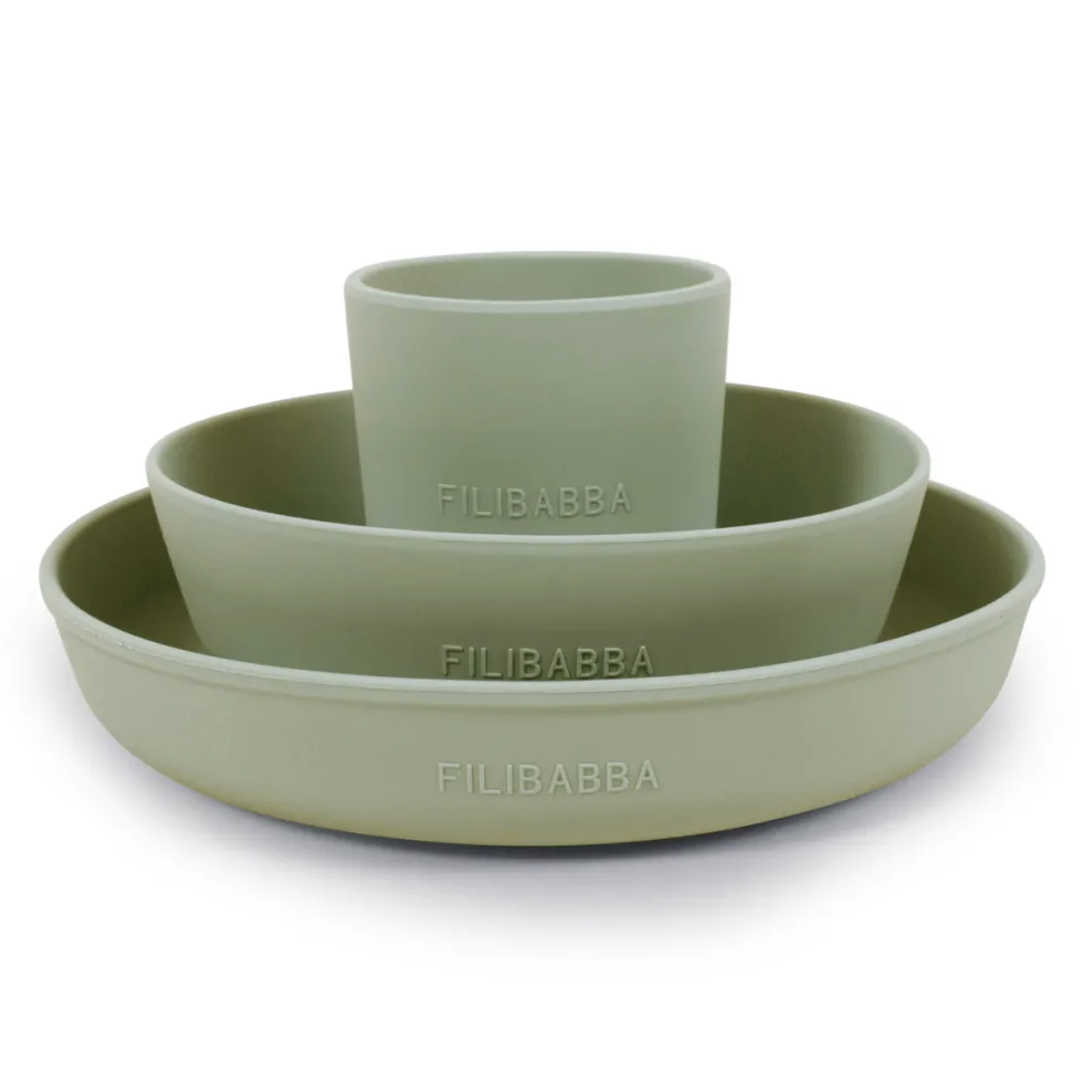 Silikone Spisesæt Green