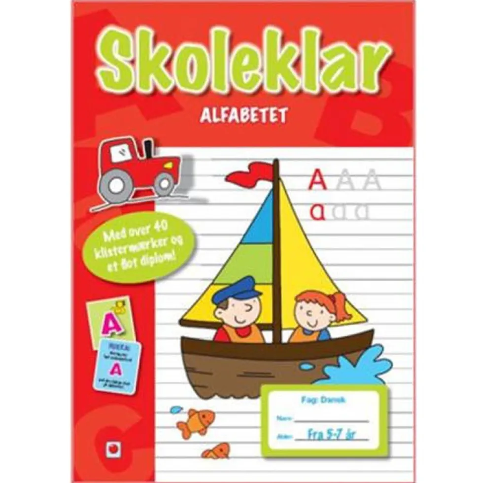 Skoleklar, Alfabetet