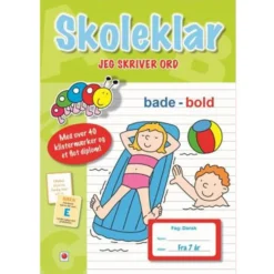 Skoleklar, jeg skriver ord