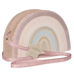 Skuldertaske Pink Rainbow