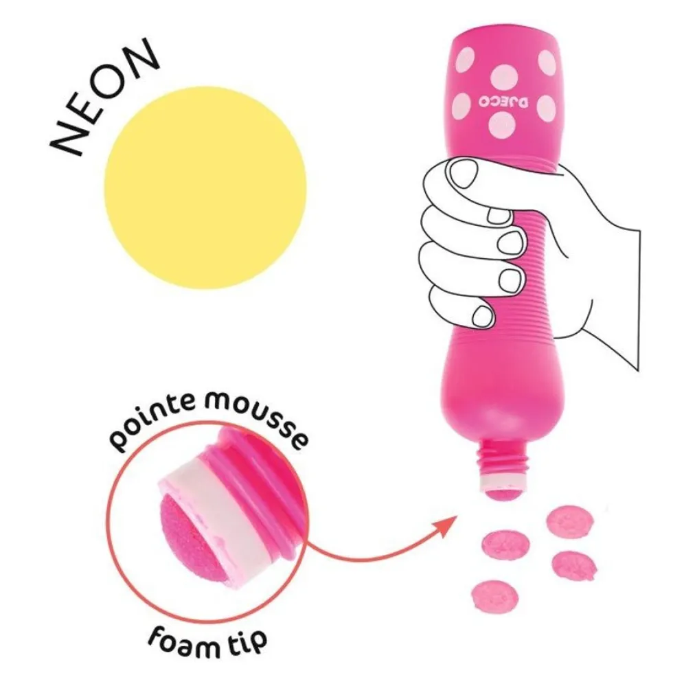 Skum Duppe Tusser i Neonfarver