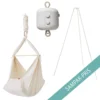 Slyngevugge Basic Med Basic Stativ Inkl. Vuggemotor Nature/Hvid