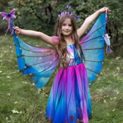 Sommerfugle Kjole Og Vinger Blue/Purple
