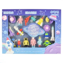 Space viskelæder, 17 stk