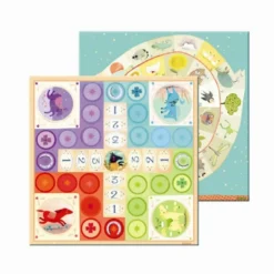Spilkuffert med Gåsespillet og Ludo