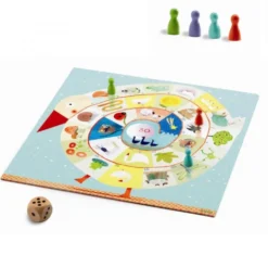 Spilkuffert med Gåsespillet og Ludo