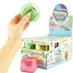 Squeeze Ice Cube Glitter asst.