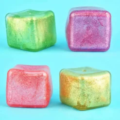 Squeeze Ice Cube Glitter asst.