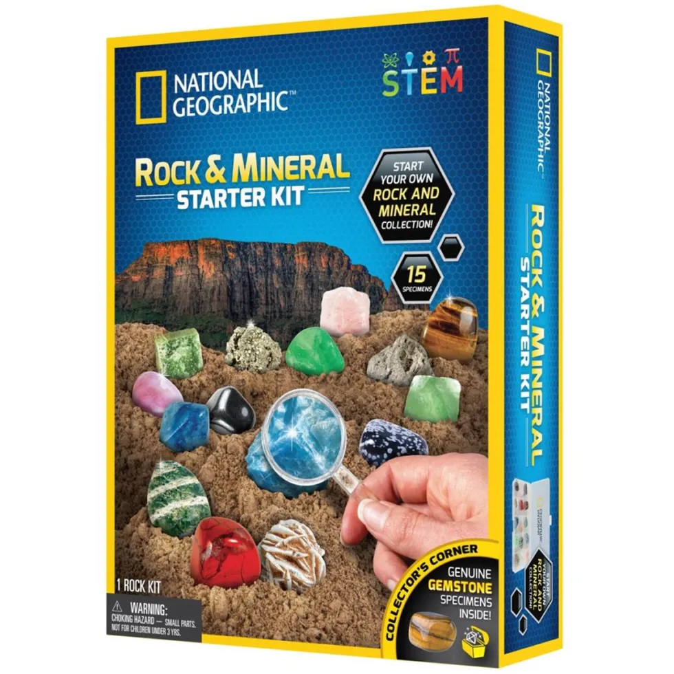 Sten Og Mineraler Startersæt