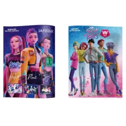 Sticker Album med 2 Pk Kort