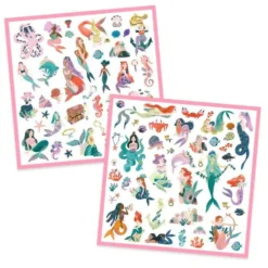 Stickers med Havfruer med Metallisk Effekt