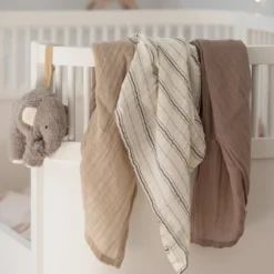 Stofbleer Cream Stripe Beige (3 stk)