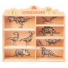 Sættekasse Med 8 Trædyr Dinosaurer