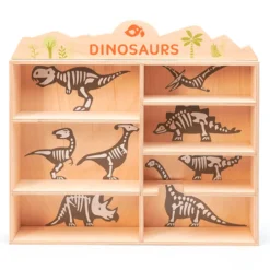 Sættekasse Med 8 Trædyr Dinosaurer