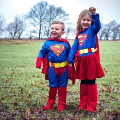 Superman Udklædning med Muskler