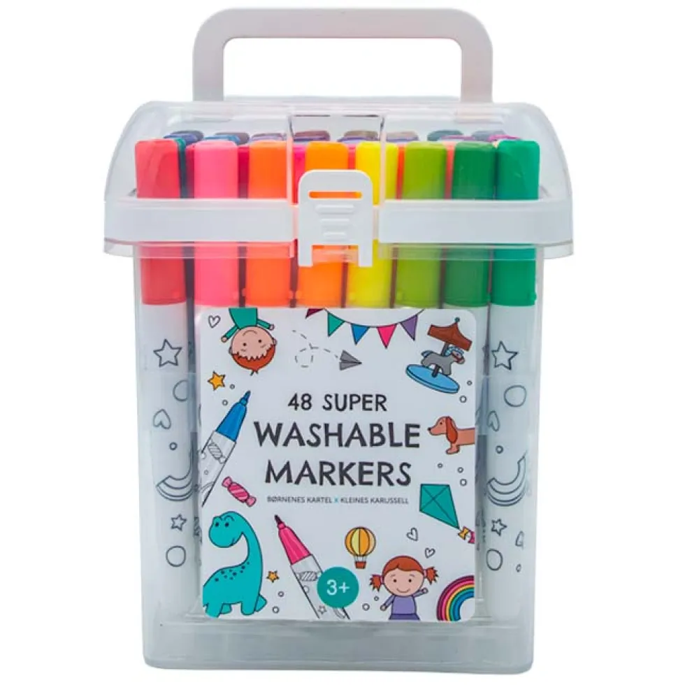 48 Super Washable Markers