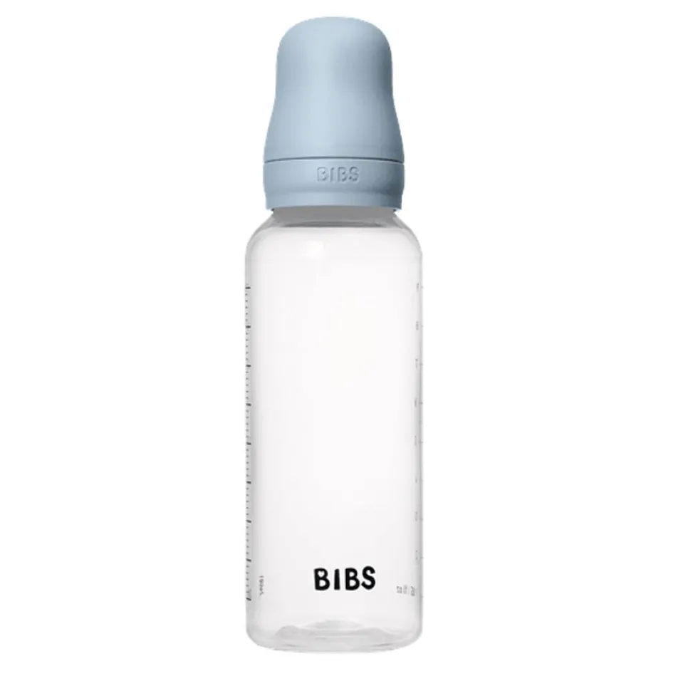 Sutteflaske Slow Flow i Baby Blue (270 ml, Medium)