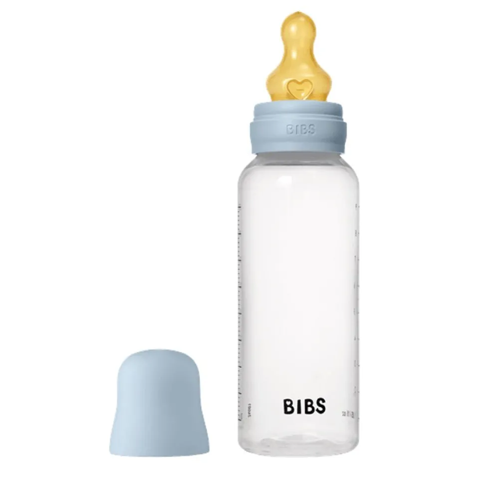 Sutteflaske Slow Flow i Baby Blue (270 ml, Medium)