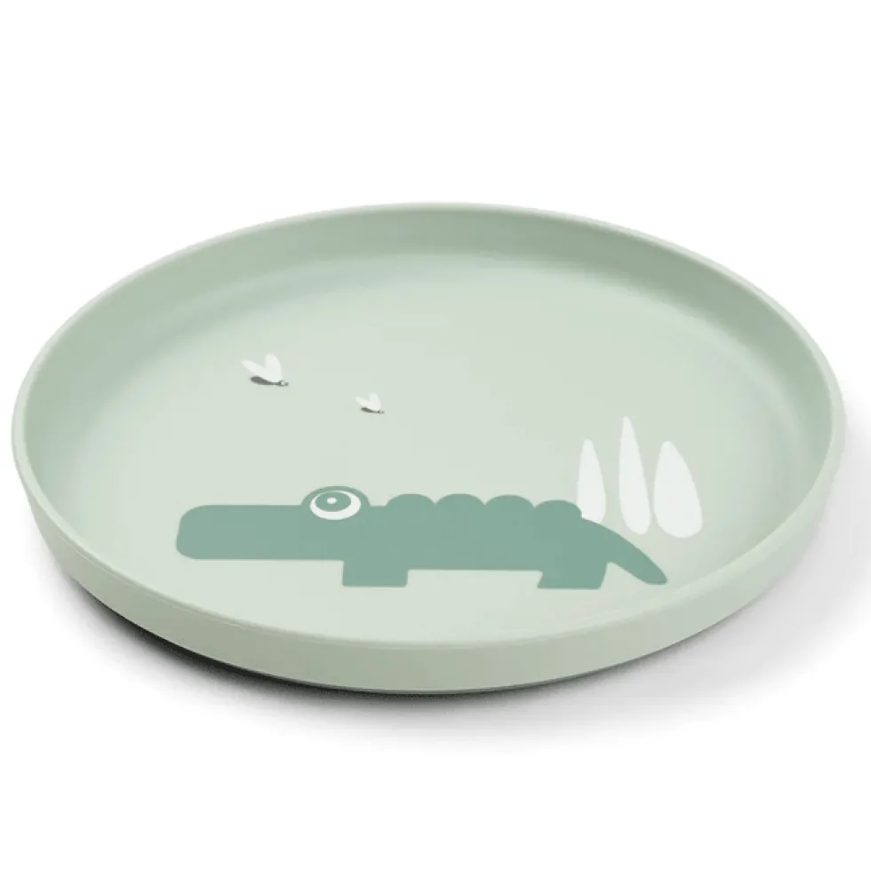 Tallerken Croco Green