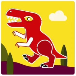 Tegneskabeloner med Dinosaurer