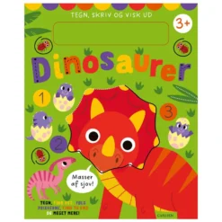 Tegn Skriv Og Visk Ud Dinosaurer