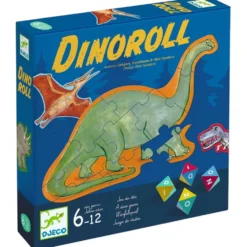 Terningspil med Puslespil i Dinoroll