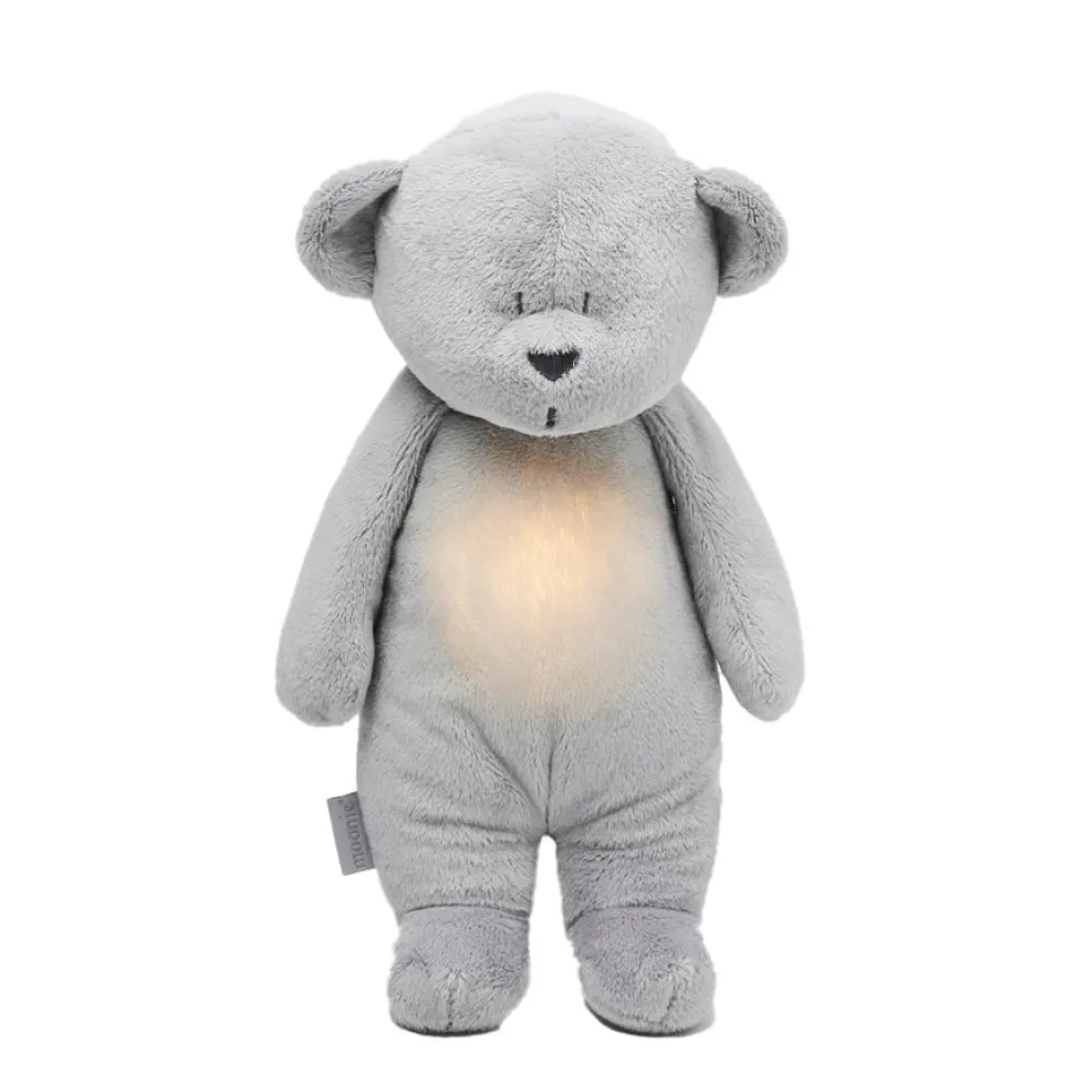 2.0 The Humming Bjørn Med Lampe Silver