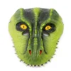 T-Rex Dino Maske Grøn