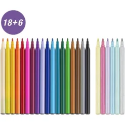 Tusser 18 + 6 Pastel Enhjørning