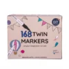 168 Vandbaserede Twin Markers