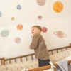 Wallsticker Sol Systemet Multi
