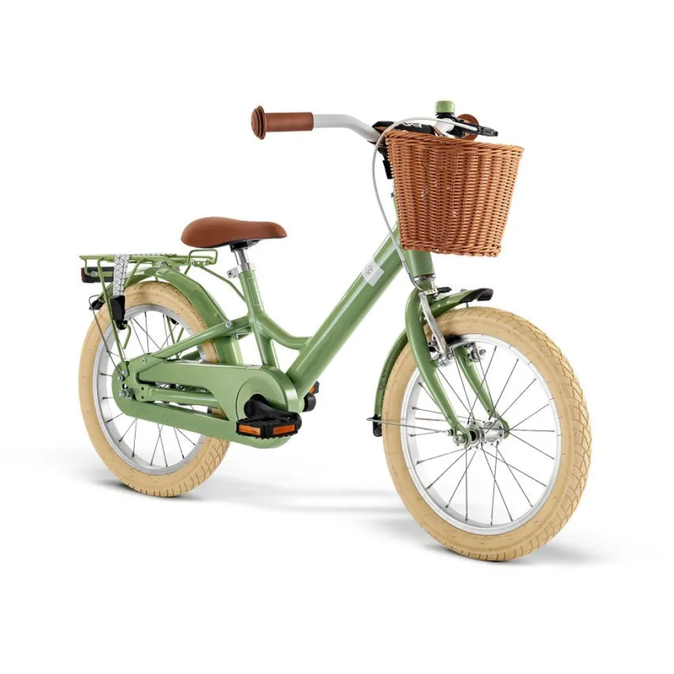 Youke Classic 16" Børnecykel, Retro Green